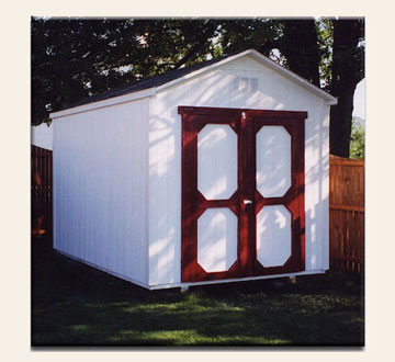 Custom a-frame sheds